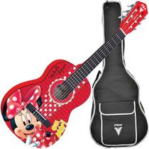 Violão Acústico Nylon Infantil Phx Vid-mn1 Disney Minnie