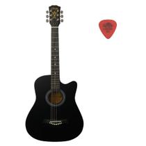 Violao Acustico Seven Mini Folk SV-17 DBK Dark Black 2024 - Seven Guitars