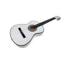 Violao Branco Classico Cordas Nylon E Tensor