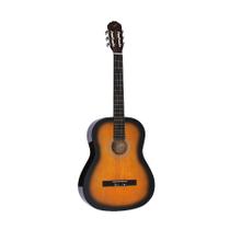 Violão Clássico Acústico 39 Vogga Yellow Sunburst Nylon VCA206N