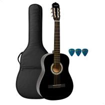 Violao Classico Acustico Vogga Vca104n Bk Preto + Acessorios