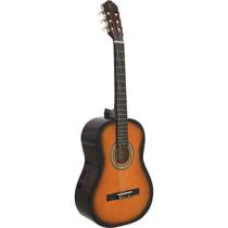 Violão Clássico de Nylon para Destros Verniz Brilhante Com Tensor TCG 200 Sunburst Cordoba