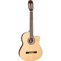 Violão Clássico Elétrico Flat Hofma HMC225 NT Natural Cutway