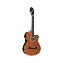Violão Clássico Elétrico Vogga Cutaway Satin Honey Nylon VCE310