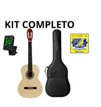 Violão Clássico Harmonics GNA111NT Acústico Tília Natural 6 Cordas