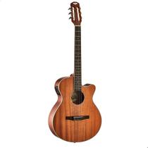 Violão Corda Aço Malibu Eletríco Everest Mogno Artístico