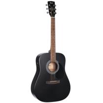 Violao cort dreadnought eletroacustico ad810e black satin
