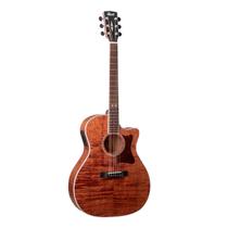 Violão cort ga5f-fmh flamed mahogany aço flat