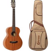 Violão Crafter Aço Baby Mogno B/S EQ S1 Fosco Bag MINO/ALM