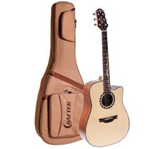 Violão crafter folk cutaway ds-2 pro mld maho-ce nat c/ bag