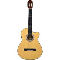 Violao Cutaway Eletroacustico Nylon MCC NS - Maclend