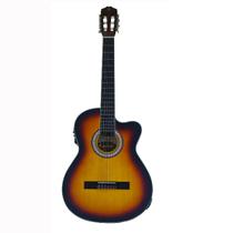 Violao Cutaway Eletroacustico Nylon MCC SB - Maclend