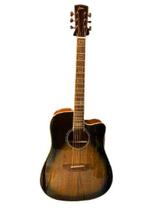 Violão Cutaway Zellmer Eletroacústico Heritage Greyburst Brilhante Violão Cutaway Zellmer Eletroacústico Heritage Greyburst Brilhante
