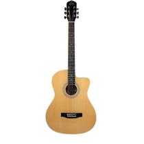 Violão Cutway Acústico Aço 39 Polegadas Natural Dark Brown MT39SC 1072