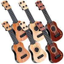 Violão de Brinquedo XGHSHW Mini Ukulele Infantil 10" 4 Cordas