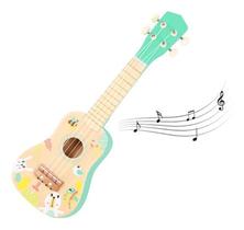Violão De Madeira Brinquedo Infantil Musica Instrumento Inicialização Musical Menino Menina 3 Anos - Tooky Toy