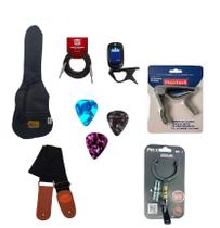 Violão e Guitarra Acessórios Kit Completo
