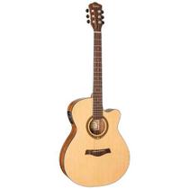 Violao Eletrico Aco Mini Jumbo Hofma HMA295 STNT Natural Satin Violao Eletrico Aco Mini Jumbo Hofma HMA295 STNT Natural Satin