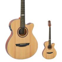 Violão Elétrico Aço Super Flat Strinberg SF200C NS