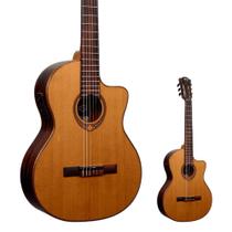 Violão Elétrico Clássico Tampo Cedro Sólido Lâg OC118CE Violão Elétrico Clássico Tampo Cedro Sólido Lâg OC118CE