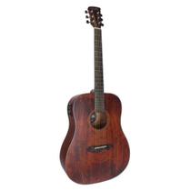 Violao eletrico coral 41" - tampo solido em spruce dark wood - eq 3 bandas - vgac1954dw41 - Tonante