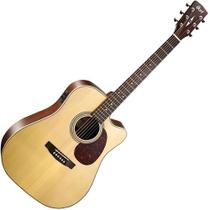 Violão Elétrico Cort MR600F Aço Folk Cutway Fishman Natural Fosco