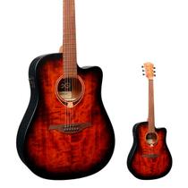 Violão Elétrico Folk Tampo Sólido Lâg T70DCE-B&B Black Violão Elétrico Folk Tampo Sólido Lâg T70DCE-B&B Black