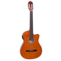 Violão Eletrico Giannini Flat Nylon Nf-14 Ceq Natural