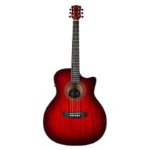 Violao eletrico magma 40" - tampo em mahogany - acabamento gloss - eq 3 bandas - Tonante