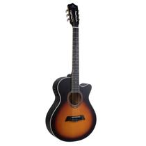 Violão Elétrico Michael Nylon Vmy340 Sunburst Mate