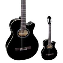Violao Eletrico Nylon Mini Jumbo Giannini GNF1D CEQ BK Black Original Violao Eletrico Nylon Mini Jumbo Giannini GNF1D CEQ BK Black Original