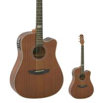 Violão Elétrico Strinberg Folk SD200C MGS Mahogany Fosco Violao Dreadnought Eletroacústico