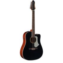 Violão Elétrico Tagima em Aço Swell EQ Preto Brilhante