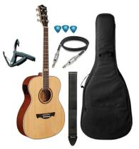Violao Eletrico Tagima Montana Tuner Nt Natural + Acessórios