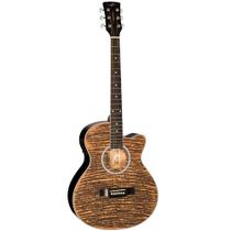 Violão Elétrico Vogga VCE330 MF Aço Mogno Fosco