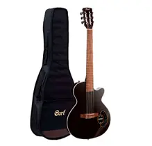 Violão eletro acústico ( 6 cordas nylon ) cort sunset nyletric ii bk c/ bag Violão eletro acústico ( 6 cordas nylon ) cort sunset nyletric ii bk c/ bag