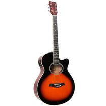 Violão Eletro-Acústico Giannini Gsf-1D Sunburst Com Cutaway