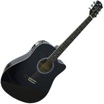 Violão Eletro-Acústico Marquês Va-01 Cutaway Aço Preto