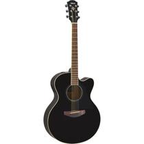 Violão Eletroacústico Aço CPX600 Preto Yamaha Jumbo CPX-600
