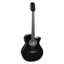 Violão eletroacústico aço mini jumbo cutaway gsf-1d ceq bk pre com afinador e equalizador - GIANNINI Violão eletroacústico aço mini jumbo cutaway gsf-1d ceq bk pre com afinador e equalizador - GIANNINI