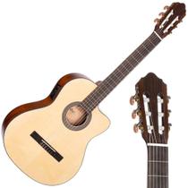 Violão Eletroacustico Cort AC120CE Open Pore Natural Classico Nylon