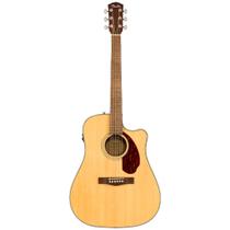 Violao Eletroacustico Fender Dreadnought CD-140 SCE NA Cutaway Natural Com Case