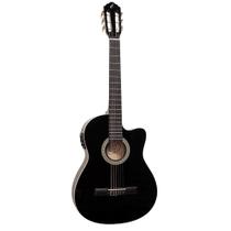 Violão Eletroacústico Flat Nylon Giannini Nf-14 Ceq Bk Preto