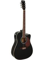 Violao Eletroacustico FOLK ACO MD18 Preto Memphis BY Tagima