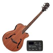 Violão Eletroacústico Hmf240 Stnt Hofma Aço Satin Natural
