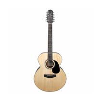 VIOLÃO ELETROACÚSTICO JUMBO GIANNINI 12 CORDAS PERFORMANCE AÇO J12 DLX C/CAPA Cor: Natural Satin