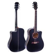 Violão Eletroacústico Marquês VA-228BKSEQ Folk Preto Violão Eletroacústico Marquês VA-228BKSEQ Folk Preto