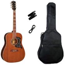 Violão Eletroacústico Michael Galaxy VM925DT MH Mahogany + Capa + Correia + Cabo P10 Violão Eletroacústico Michael Galaxy VM925DT MH Mahogany + Capa + Correia + Cabo P10