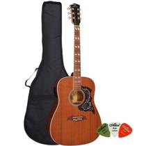 Violão Eletroacústico Michael Galaxy VM925DT MH Mahogany + Capa + Palhetas
