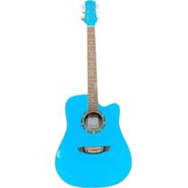 Violão Eletroacustico Strinberg CD40C Azul Folk BL Cromo